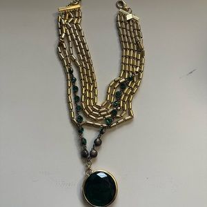 Sequin multi strand necklace